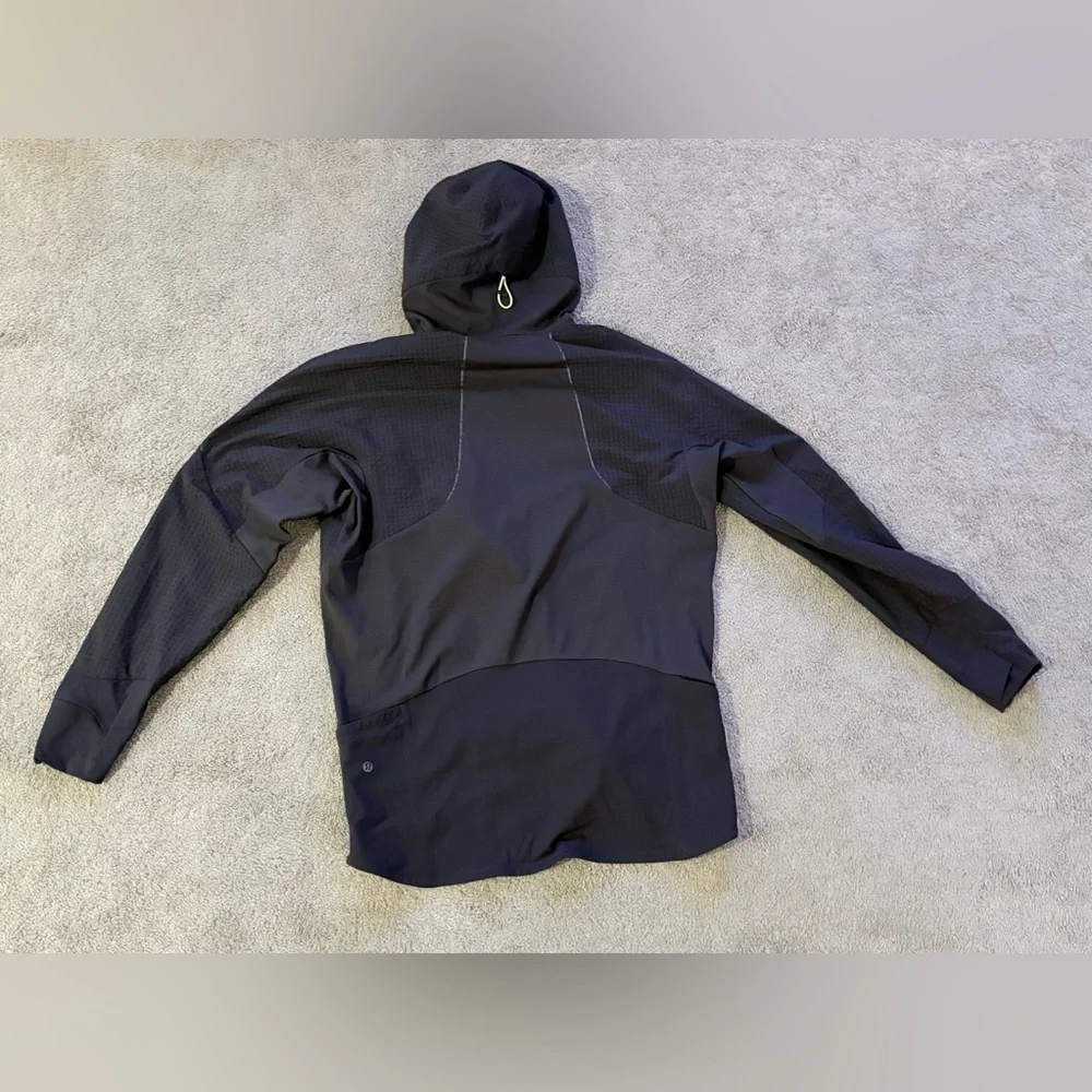2020 Lululemon Cold Terrain 3/4 Zip Hoodie Graphite Grey Trail Running Jacket XL